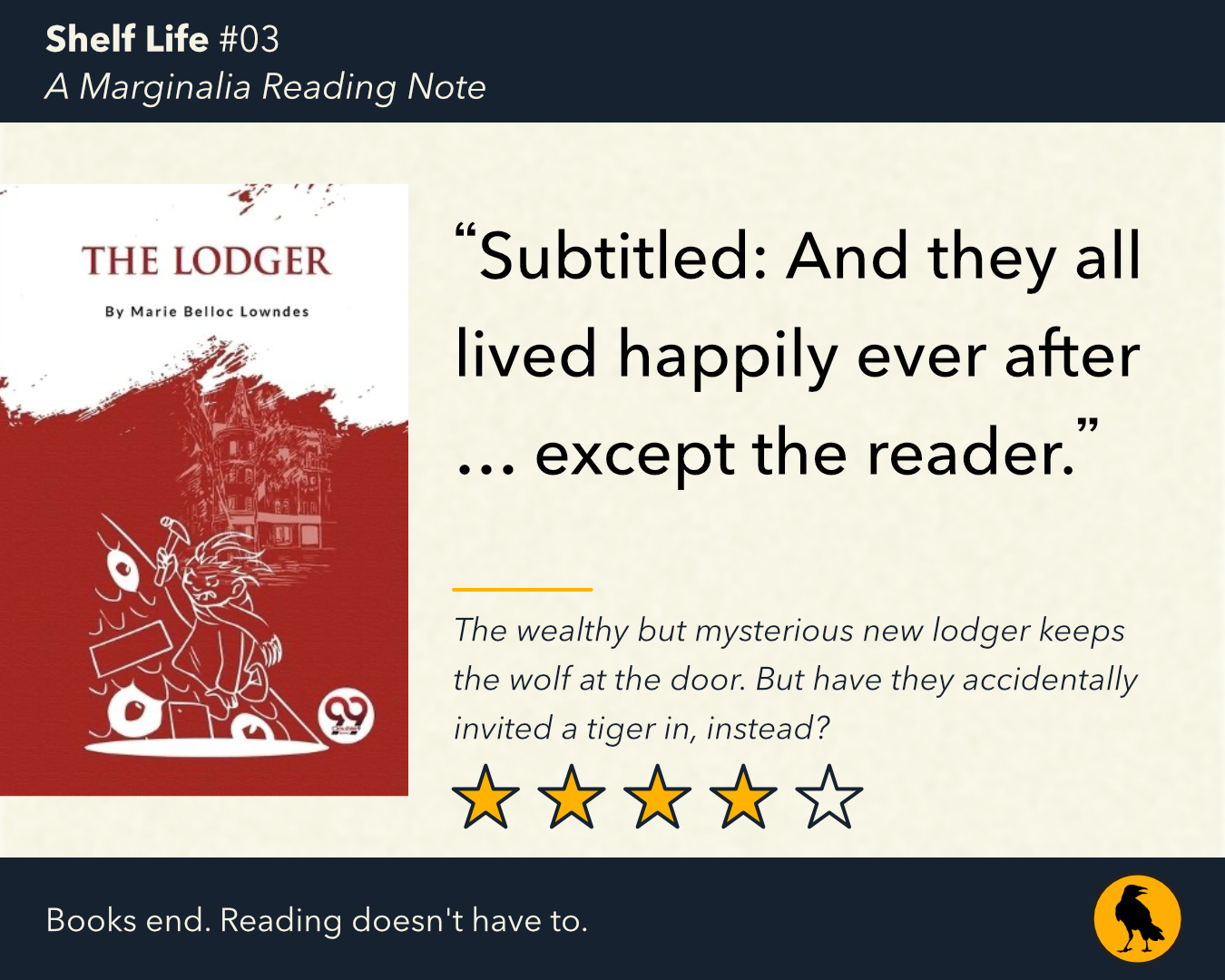 The Lodger, by Marie Belloc Lowndes (1913)