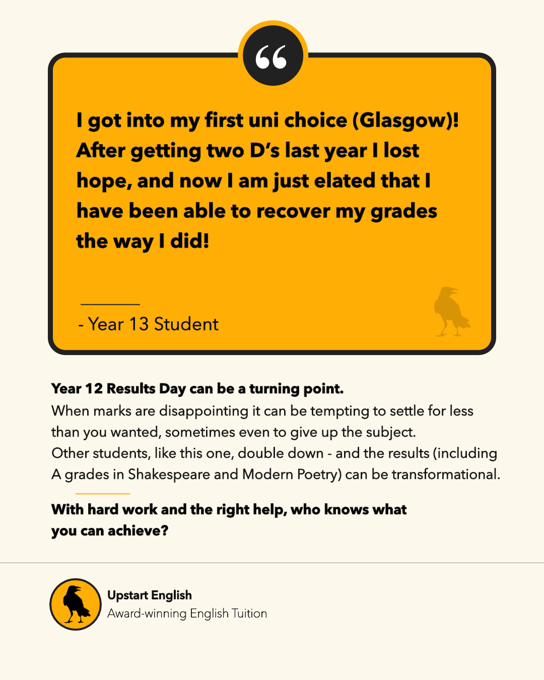 First Choice Uni, Here I Come!
